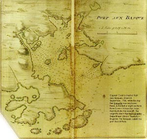Captain Cook's chart