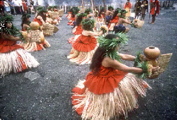 Hula dancers, Hawaii